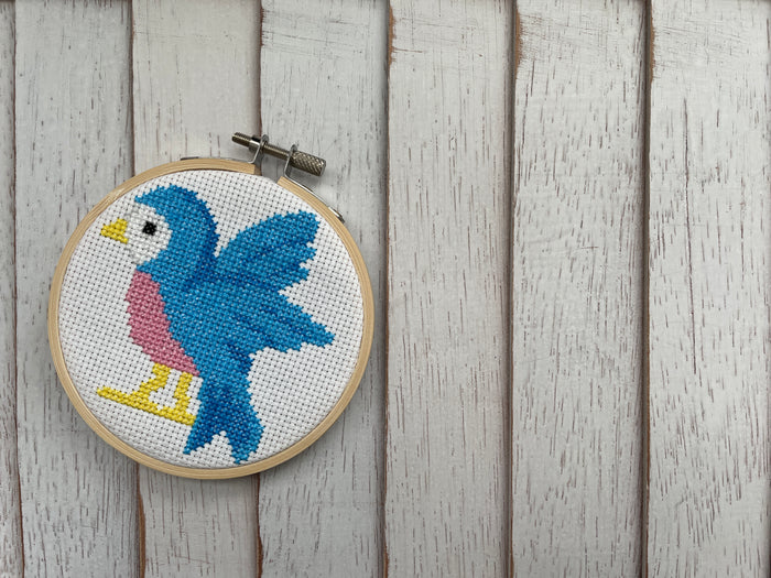 Blue Bird Counted Cross Stitch Leaflet