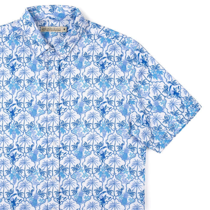 RSVLTS XXS RSVLTS Bamboo Short Sleeve Shirt Bluetopia – Bamboo Short Sleeve Shirt Bluetopia – Bamboo Short Sleeve Shirt