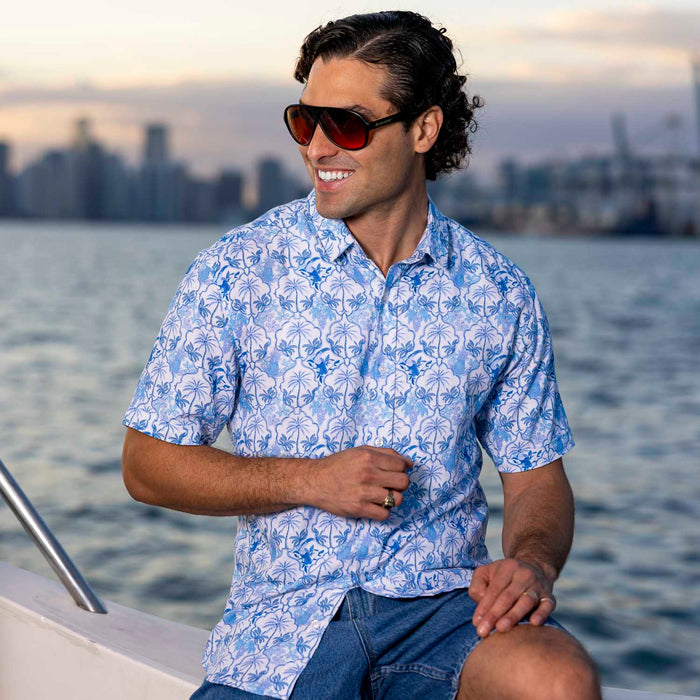 RSVLTS RSVLTS Bamboo Short Sleeve Shirt Bluetopia – Bamboo Short Sleeve Shirt Bluetopia – Bamboo Short Sleeve Shirt