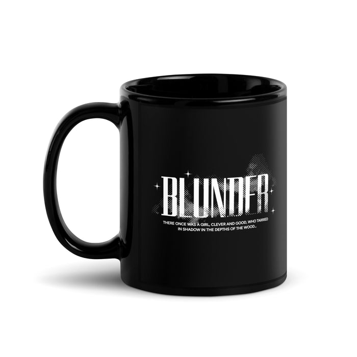 Blunder Black Glossy Mug - The Bean Workshop - Aesthetic Kitchen, Blunder Folklore Ceramic Mug, Bookish Decor, Ceramic mug, Coffee Lover, Dark Academia, Elspeth Spindle, Graphic Mug, One Dark Window, Rachel Gillig, Rachel Gillig Inspired Merch, Reader Gift, Trendy