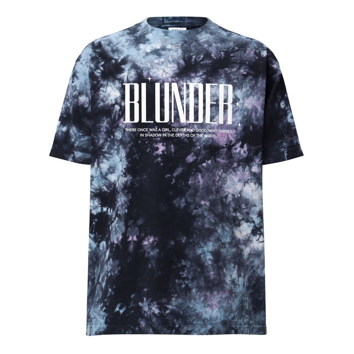 Blunder Tie-dye T-shirt - The Bean Workshop - Blunder Folklore T-Shirt, Bookish Aesthetic, Bookworm Fashion, Cottagecore, Dark Academia, Elspeth Spindle, Fantasy Graphic Tee, Literary Gift, One Dark Window, Rachel Gillig, Rachel Gillig Inspired Merch, T-shirt, Trendy