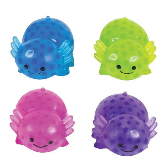 Boba Water Squishy Toy 4 Inch Axolotl - Sensory Fidget Toy