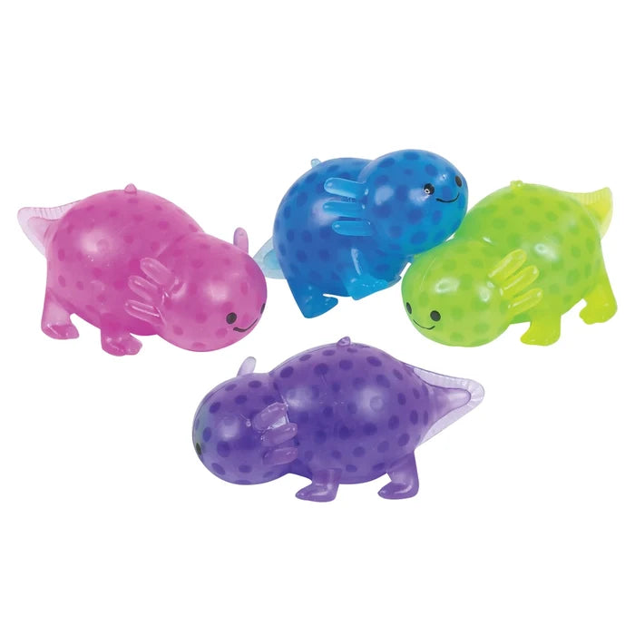Boba Water Squishy Toy 4 Inch Axolotl - Sensory Fidget Toy