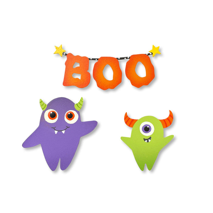 Boo Banner w/ Monster Magnets S/3