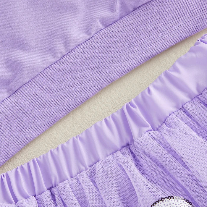 BOO Purple Tulle Skirt Outfit