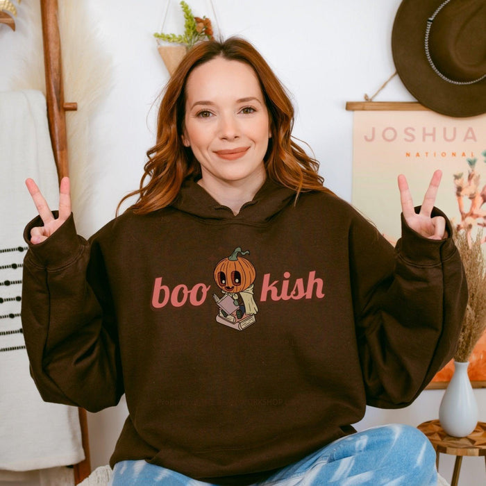 Bookish Halloween Hoodie - The Bean Workshop - book lover, bookish, halloween, hoodie
