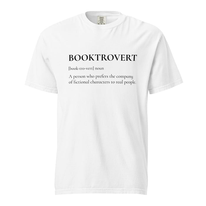 Booktrovert Tee Shirt - The Bean Workshop - bookish, booktrovert, read everyday, t-shirt, tee