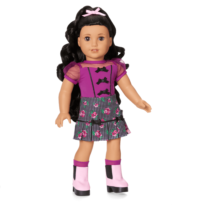Bows & Blooms Outfit for 18-inch Dolls