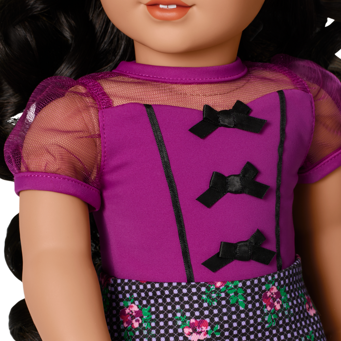 Bows & Blooms Outfit for 18-inch Dolls