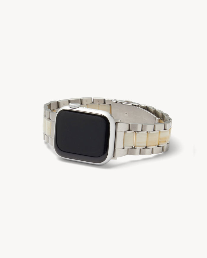 Boyfriend Apple Watch Band in Alabaster