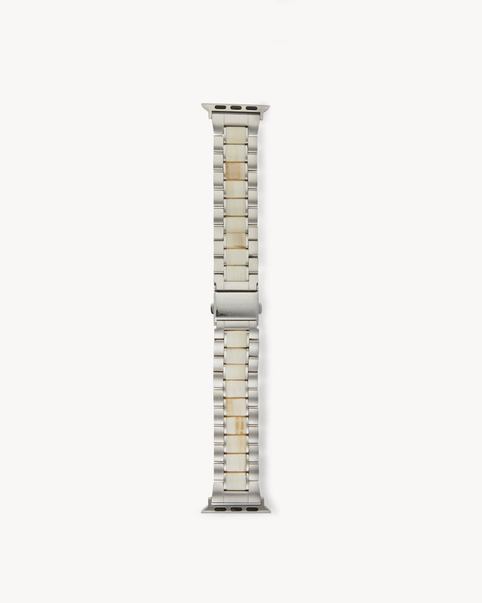 Boyfriend Apple Watch Band in Alabaster