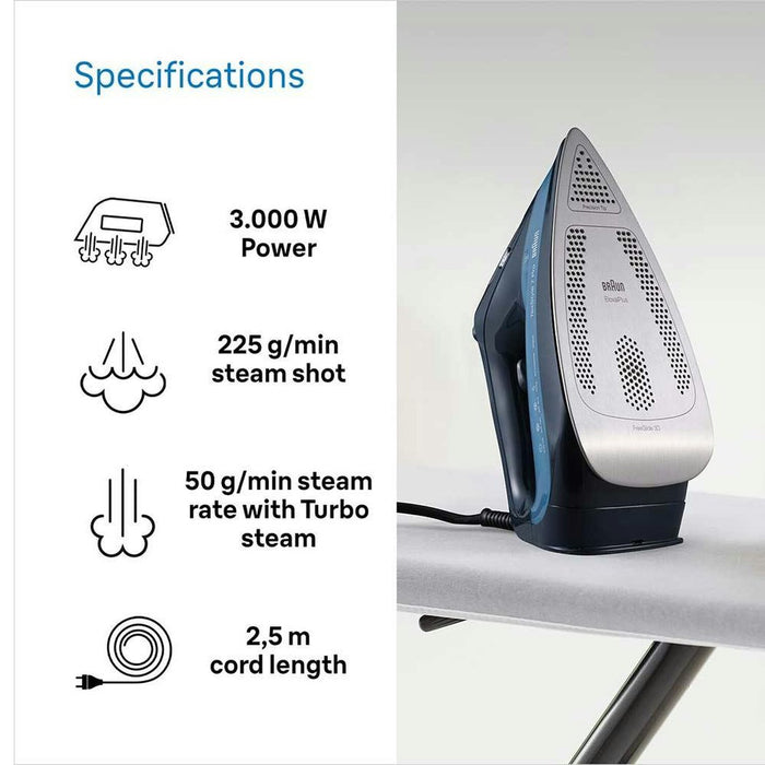 Braun TexStyle 7 Pro Steam Iron Blue – view 4