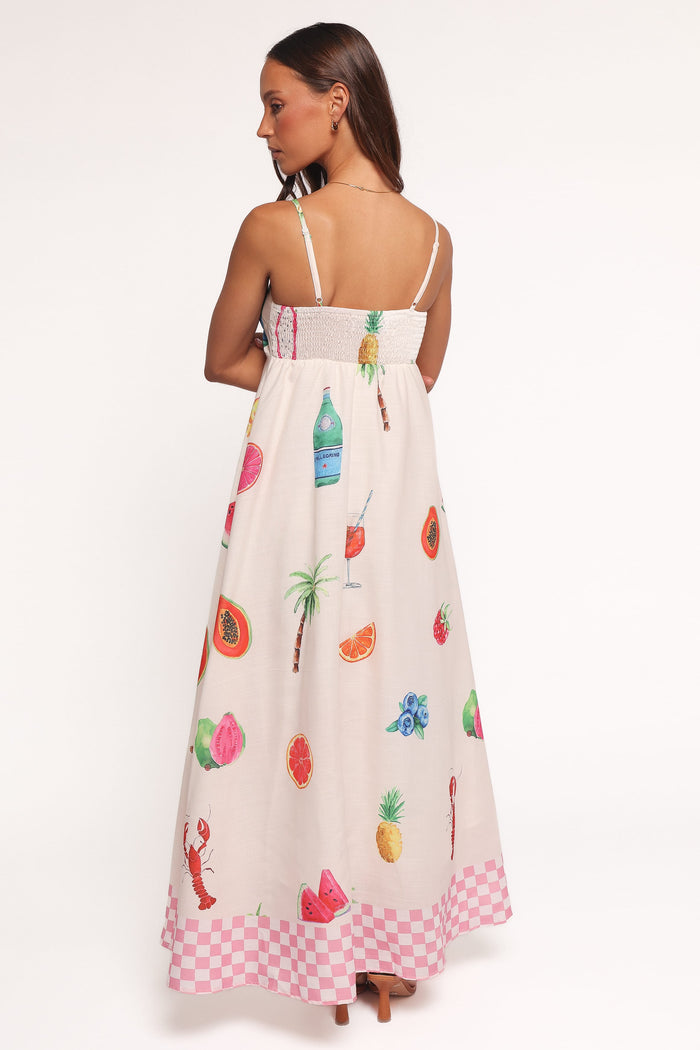 Petal and Pup USA DRESSES Brea Maxi Dress - Tutti Fruitti (Hold for Amazon)