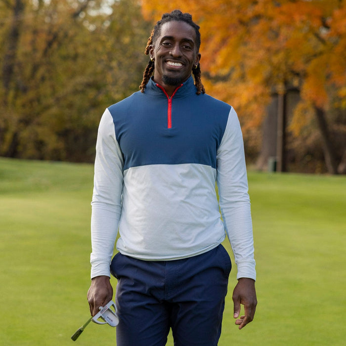 RSVLTS RSVLTS Breakfast Balls "Broad Stripes" – Quarter Zip