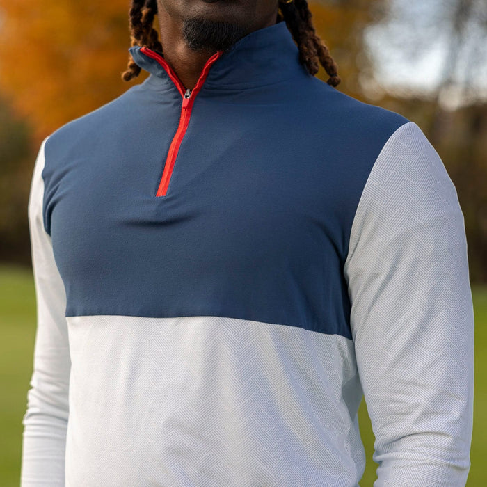 RSVLTS RSVLTS Breakfast Balls "Broad Stripes" – Quarter Zip