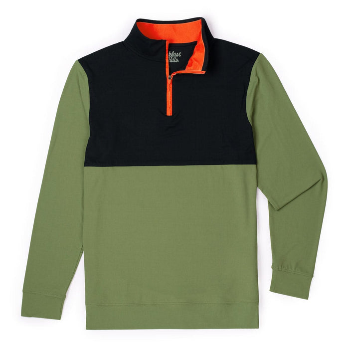 RSVLTS XS RSVLTS Breakfast Balls "Olive"_ Quarter Zip