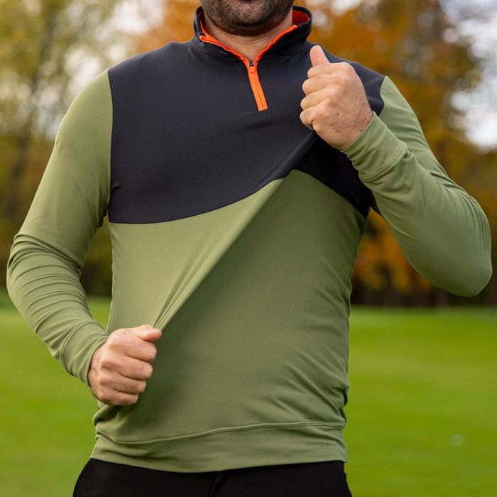 RSVLTS RSVLTS Breakfast Balls "Olive"– Quarter Zip