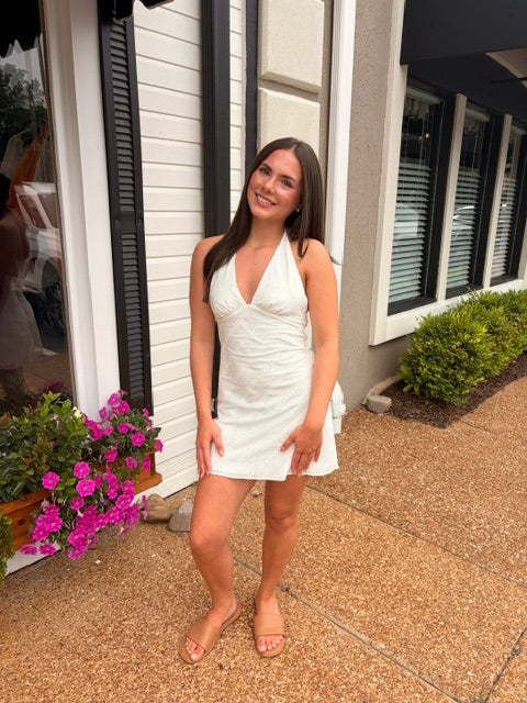 Breeze eyelet dress