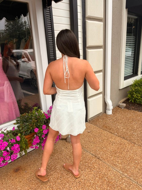 Breeze eyelet dress