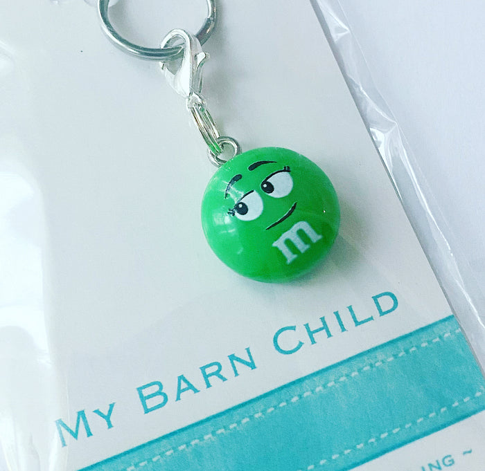 Bridle Charm: M&M - Choose your color *NEW