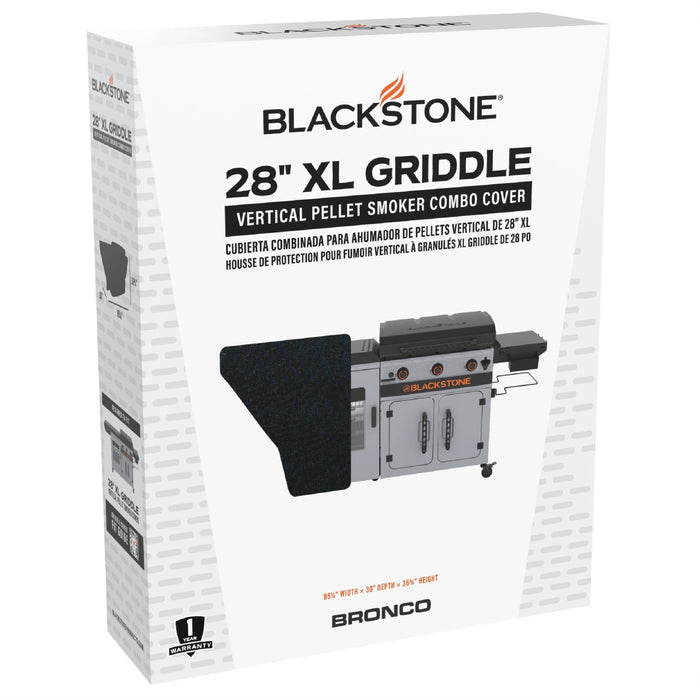 Bronco 28” XL Griddle Vertical Pellet Smoker Combo Cover - Covers & Carry Bags | Blackstone Products
