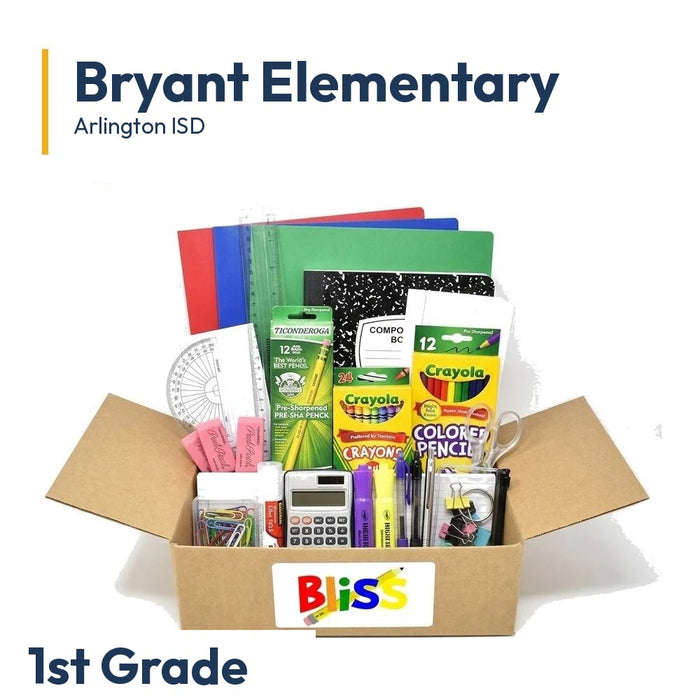 Bryant Elementary 1st Grade School Supply Kit
