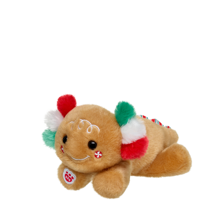 Build-A-Bear Mini Beans® Gingerbread Axolotl Stuffed Animal