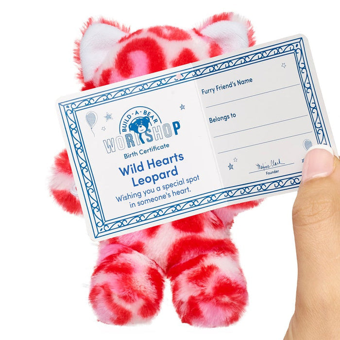 Build-A-Bear Mini Beans® Wild Hearts Leopard Stuffed Animal