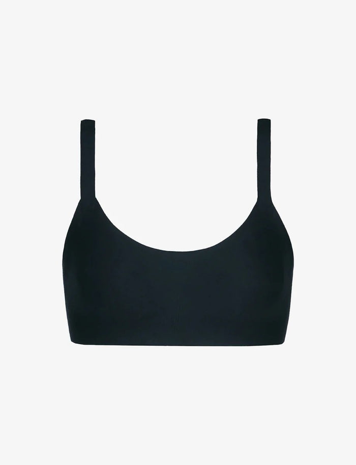 Butter Soft-Support Adjustable Bralette in Black