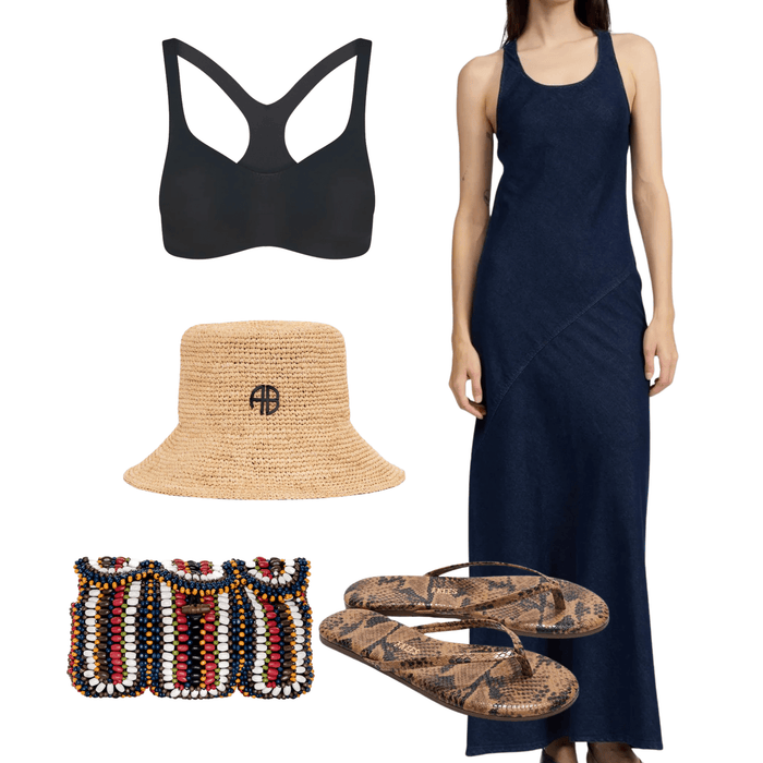 Butter Soft-Support Racerback Bralette in Black