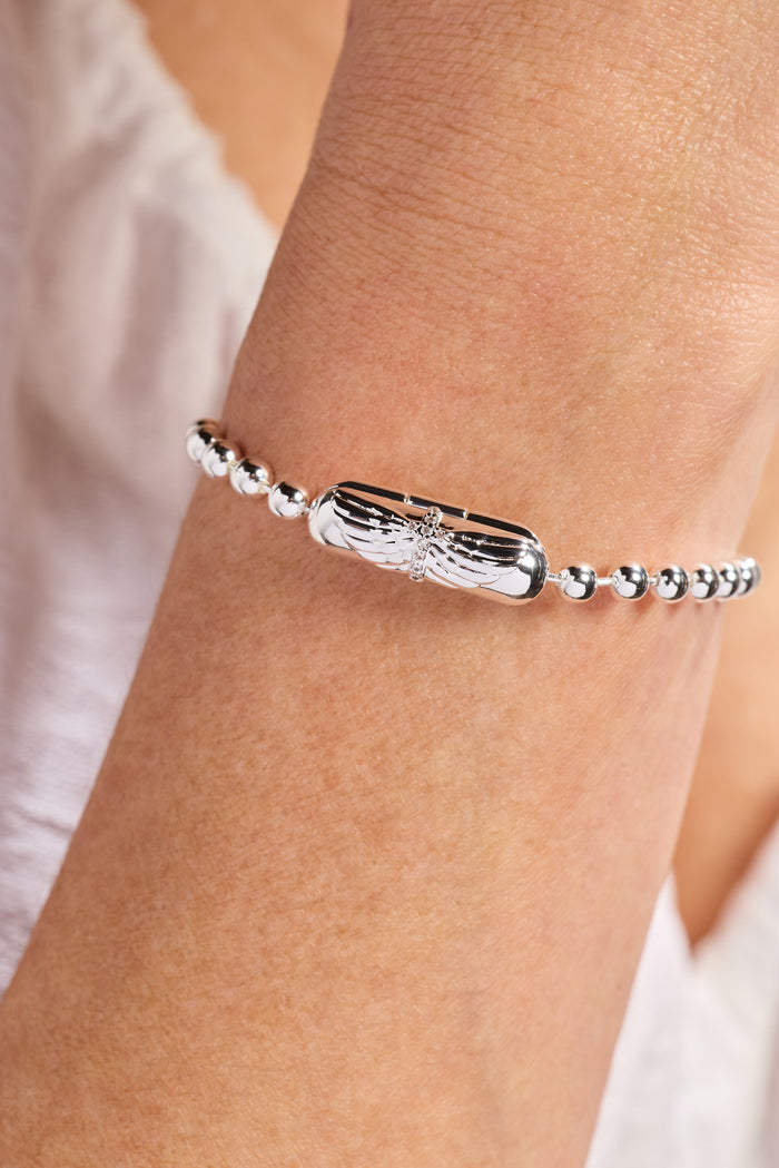 Butterfly Barrel Closure Bracelet