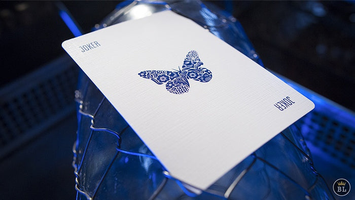 Butterfly: Blue (Second Edition) Playing Cards by Ondrej Psenicka