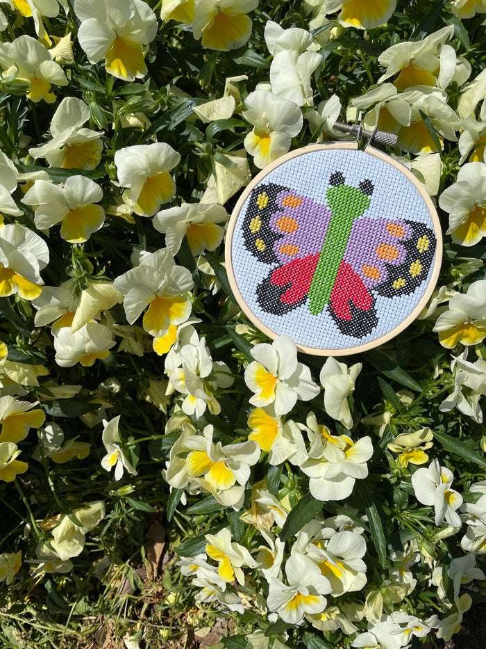 Butterfly Counted Cross Stitch Leaflet