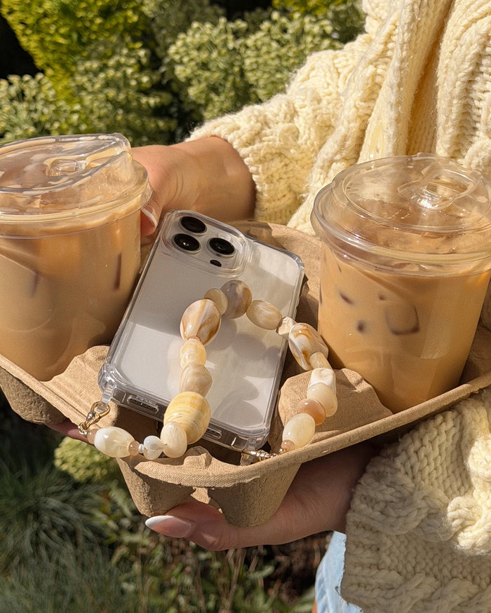 Butterscotch Cream Phone Wristlet
