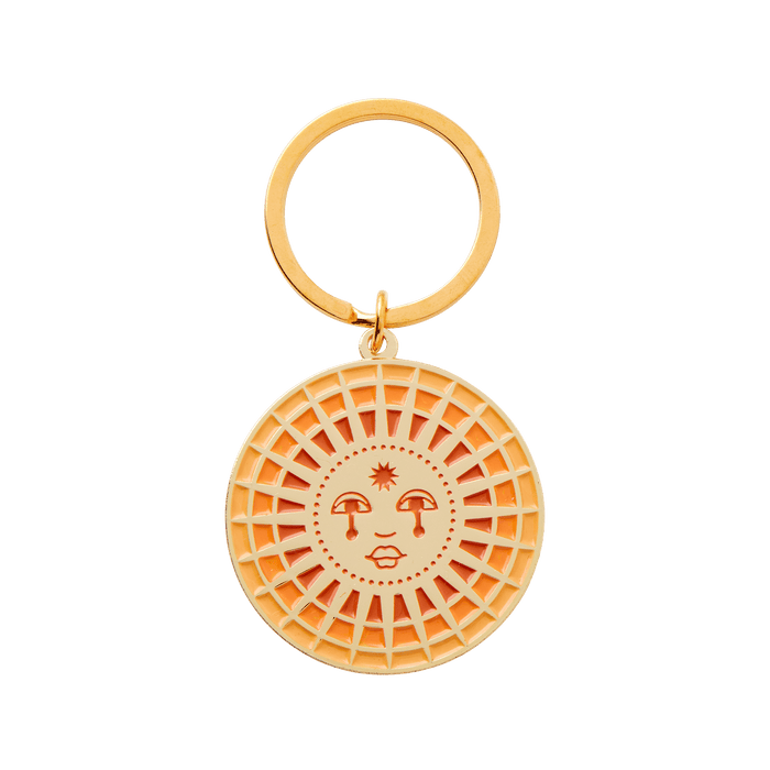 cai & jo USA - Sun Enamel Keychain