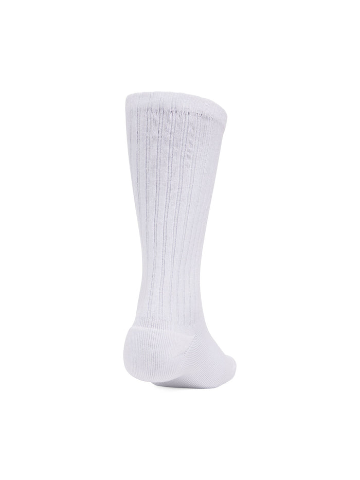 Calcetín unisex Under Armour sportstyle scrunch 2-pack crew blanco