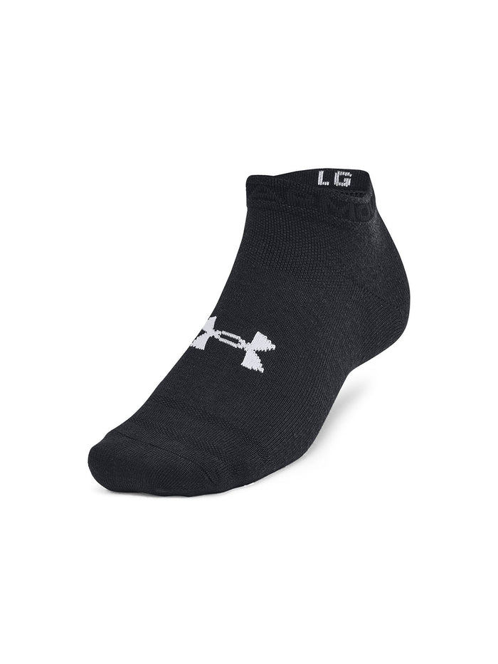 Calcetines unisex Under Armour essential low pack negro de 6