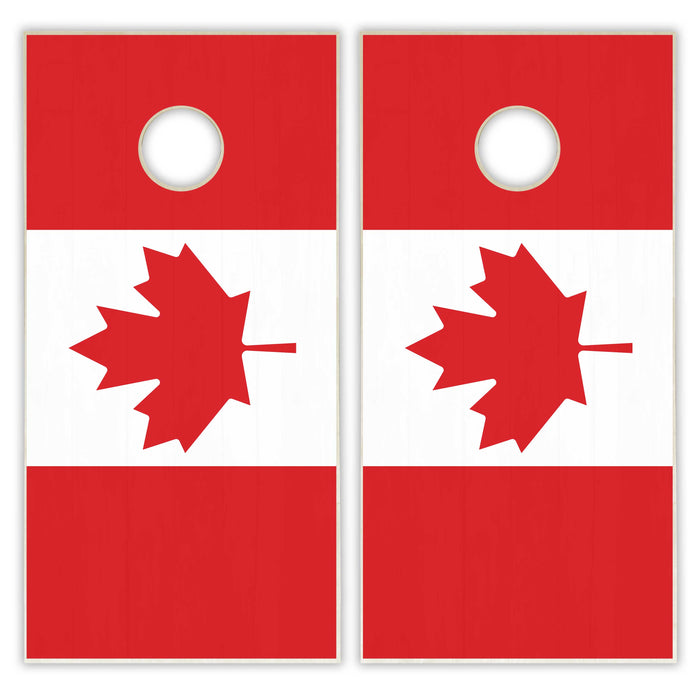 Canada Flag Cornhole Set