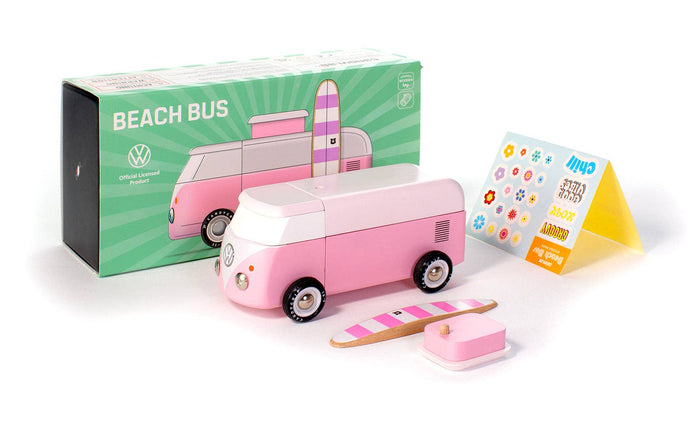 Candylab Toys - VW Beach Bus Pink