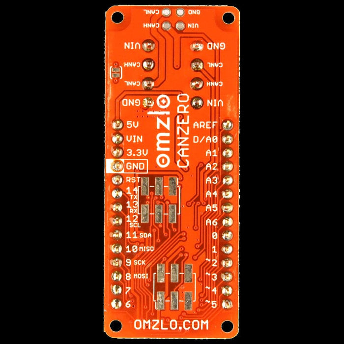 CANZERO - Arduino MKR Zero-Compatible IoT Node (unsoldered) [discontinued] by Omzlo - The Pi Hut