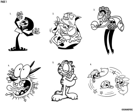 Cartoon Network inspired designs by Amy