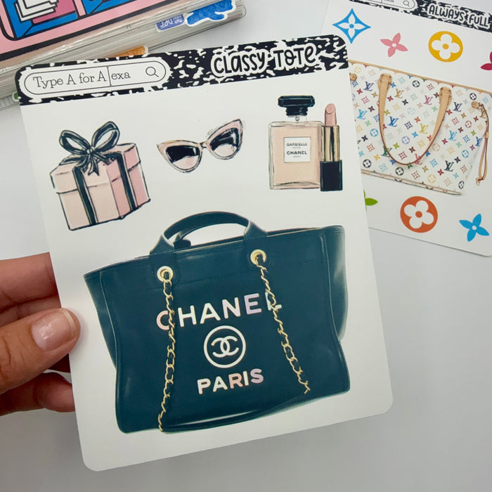 CC Tote Jumbo Journaling Sticker Pocket