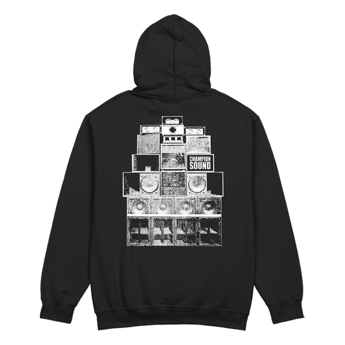 CHAMPION SOUND SPEAKER HOODIE BLACK