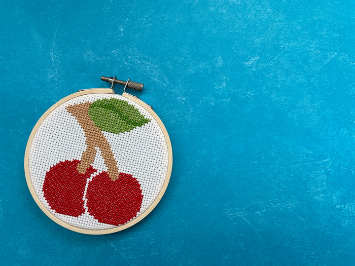 Cherries Counted Cross Stitch Leaflet