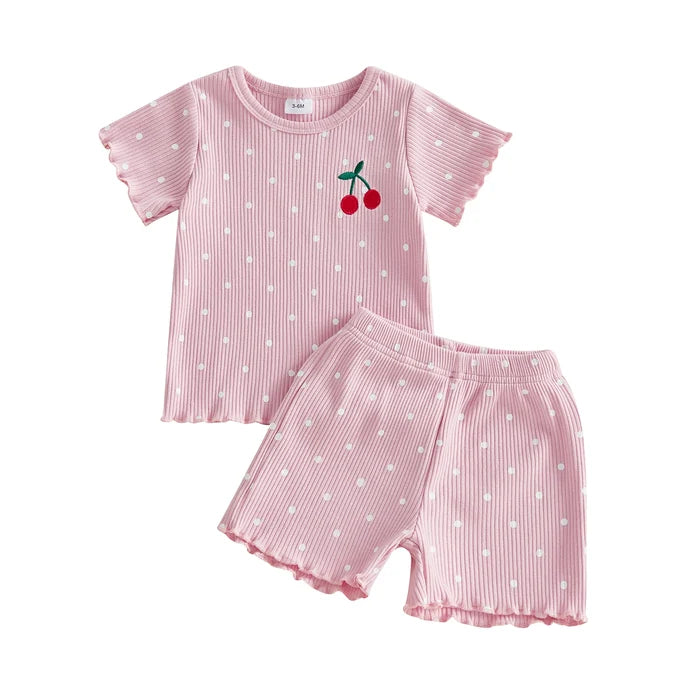 CHERRIES Polka Dot Outfit