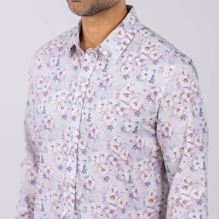 RSVLTS RSVLTS Long Sleeve Shirt Cherry Blossom – Good Looks KUNUFLEX Dress Shirt Cherry Blossom – Good Looks KUNUFLEX Dress Shirt