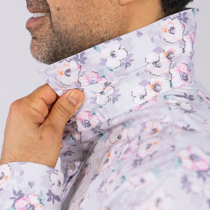 RSVLTS RSVLTS Long Sleeve Shirt Cherry Blossom – Good Looks KUNUFLEX Dress Shirt Cherry Blossom – Good Looks KUNUFLEX Dress Shirt
