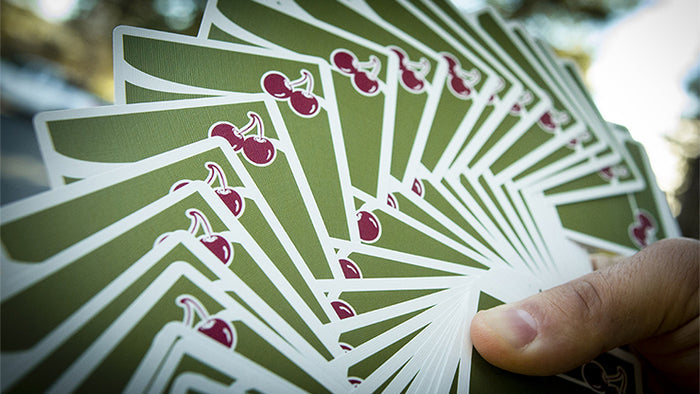 Cherry Casino Sahara Green Playing Cards by Pure Imagination Projects