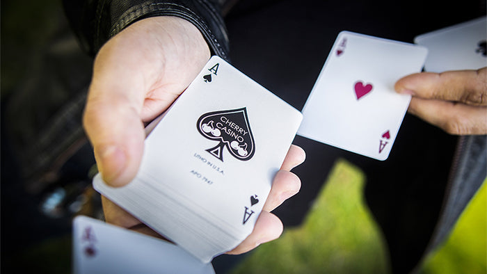 Cherry Casino Sahara Green Playing Cards by Pure Imagination Projects
