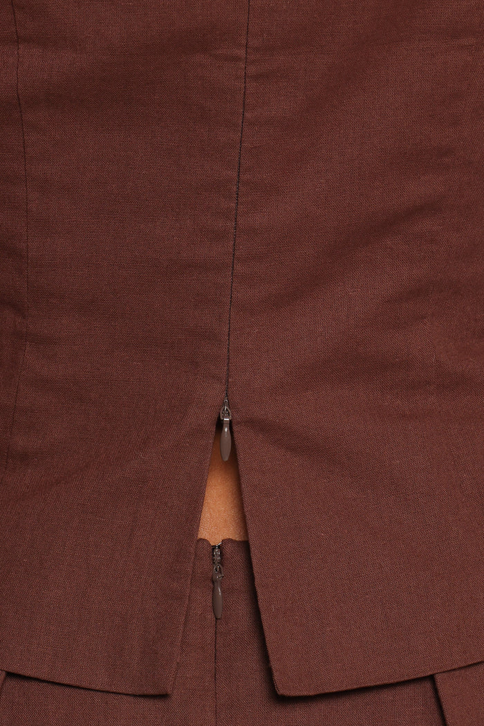 Petal and Pup USA TOPS Chiaro Shell Top - Brown